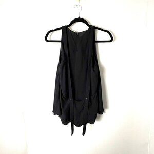 A.L.C. 100% Silk Black Blouse | Size 6